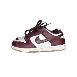 ***SOLD*** Nike Dunk Low GS "White/Burgundy Crush" Sneakers Size 13C